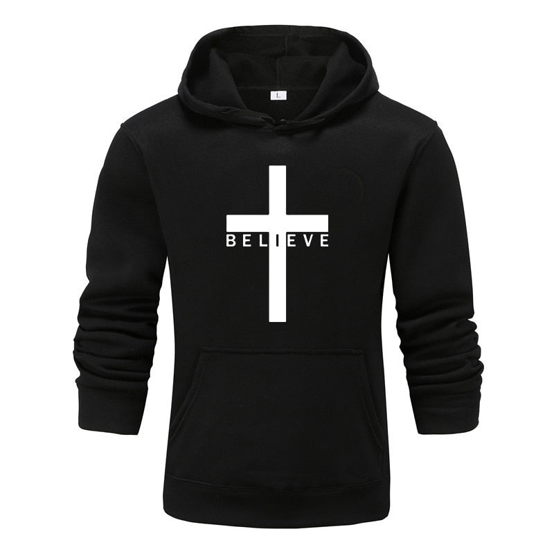 Believe In Christ Men's Hoodie