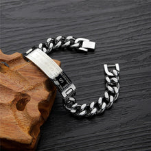 Load image into Gallery viewer, Engravable Jesus Stainless Steel Bracelet
