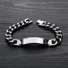 Load image into Gallery viewer, Engravable Jesus Stainless Steel Bracelet
