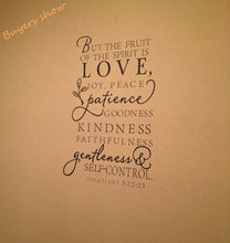 Load image into Gallery viewer, Galatians Love 5:22-23 Wall Vinyl
