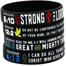 Load image into Gallery viewer, Bold Biblical Verse Bracelet Collection
