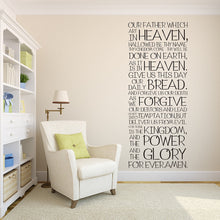 Load image into Gallery viewer, The Lord&#39;s Prayer Bold Wall Vinyl
