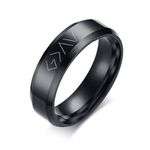 Load image into Gallery viewer, Stainless Steel God Is Greater Than The Highs and Lows Wedding Band 6MM
