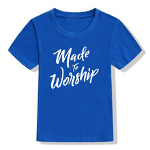 Load image into Gallery viewer, Made To Worship Children&#39;s Tshirt
