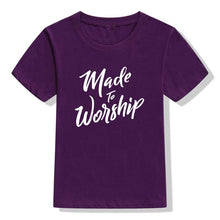 Load image into Gallery viewer, Made To Worship Children&#39;s Tshirt
