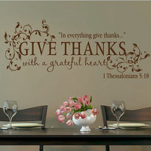 Load image into Gallery viewer, 1 Thessalonians 5:18 Wall Vinyl
