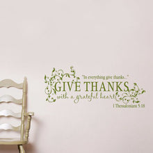 Load image into Gallery viewer, 1 Thessalonians 5:18 Wall Vinyl
