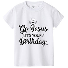 Load image into Gallery viewer, Jesus Birthday Christmas Tshirt
