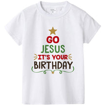 Load image into Gallery viewer, Jesus Birthday Christmas Tshirt
