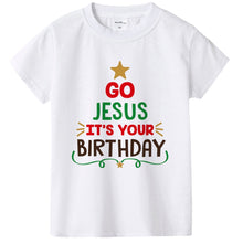 Load image into Gallery viewer, Jesus Birthday Christmas Tshirt
