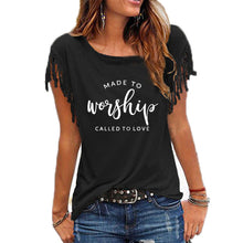 Load image into Gallery viewer, Made For Worship and Love Cowgirl T-Shirt
