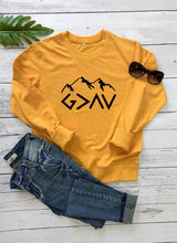 Load image into Gallery viewer, God Is Greater Than My Highs And Lows Sweatshirt
