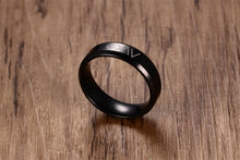 Load image into Gallery viewer, Stainless Steel God Is Greater Than The Highs and Lows Wedding Band 6MM
