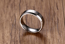 Load image into Gallery viewer, Stainless Steel God Is Greater Than The Highs and Lows Wedding Band 6MM
