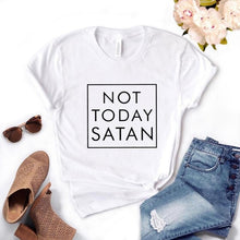 Load image into Gallery viewer, Not Today Satan Tshirt
