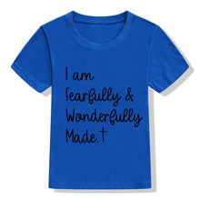 Load image into Gallery viewer, Fearfully &amp; Wonderfully Made Children&#39;s Tshirt
