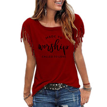 Load image into Gallery viewer, Made For Worship and Love Cowgirl T-Shirt
