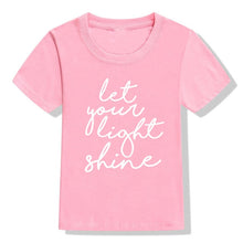 Load image into Gallery viewer, Let Your Light Shine Children&#39;s Tshirt
