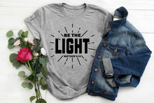 Load image into Gallery viewer, Be The Light Matthew 5:14 Tshirt
