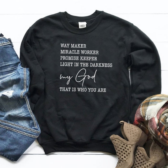 My God Defined Sweatshirt