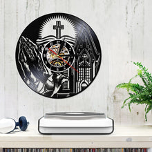 Load image into Gallery viewer, Light Of Christ Custom LP Clock
