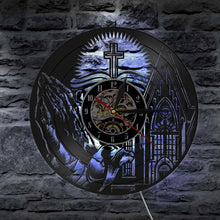 Load image into Gallery viewer, Light Of Christ Custom LP Clock
