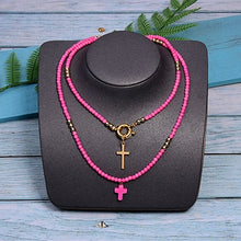 Load image into Gallery viewer, Connected to the Cross Bohemian Fashion Necklace
