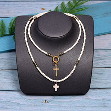 Load image into Gallery viewer, Connected to the Cross Bohemian Fashion Necklace
