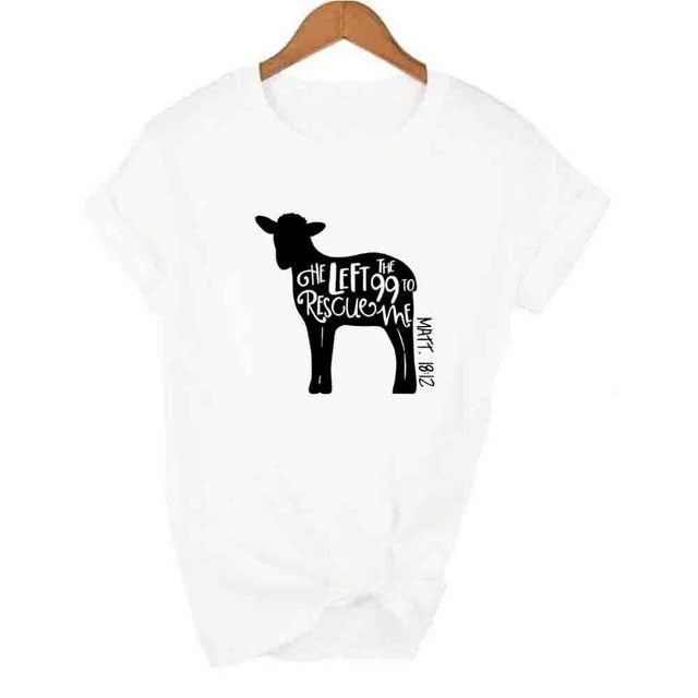 The Lost Lamb of God Matthew 18:12 Tshirt