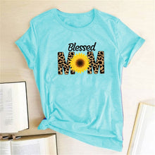 Load image into Gallery viewer, Blessed Mom Summer Tshirt
