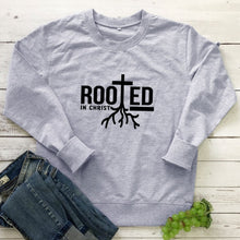 Load image into Gallery viewer, Rooted in Christ Tree of Life Sweatshirt
