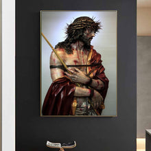 Load image into Gallery viewer, Jesus, Survivor, Resurrected King Museum Canvas Cloth Poster
