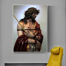 Load image into Gallery viewer, Jesus, Survivor, Resurrected King Museum Canvas Cloth Poster
