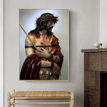 Load image into Gallery viewer, Jesus, Survivor, Resurrected King Museum Canvas Cloth Poster
