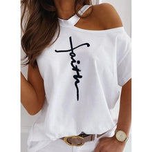 Load image into Gallery viewer, Faith Open Shoulder Spring Fashion Top
