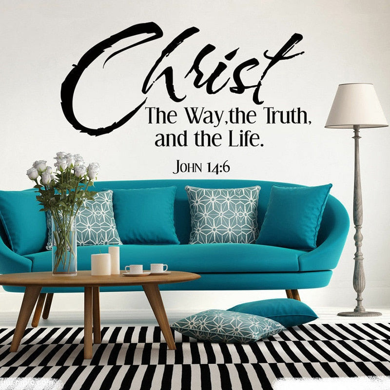 John 14:6 Wall Vinyl