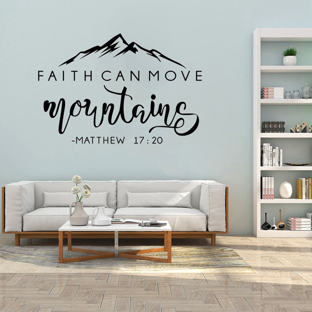 Matthew 17:20 Wall Vinyl