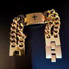 Load image into Gallery viewer, 18K Gold Plated or Stainless Steel Padre Nuestro Jewelry Set
