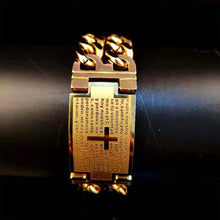 Load image into Gallery viewer, 18K Gold Plated or Stainless Steel Padre Nuestro Jewelry Set
