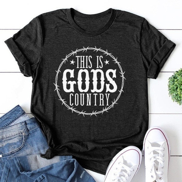 God's Country, Not Pride's Hell Tshirt