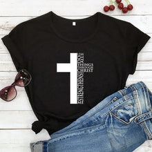 Load image into Gallery viewer, &quot;All Things&quot; Possibilities with Christ (Truth) Tshirt
