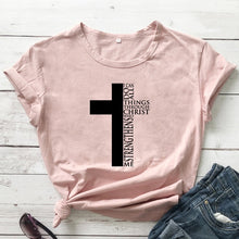 Load image into Gallery viewer, &quot;All Things&quot; Possibilities with Christ (Truth) Tshirt
