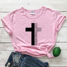 Load image into Gallery viewer, &quot;All Things&quot; Possibilities with Christ (Truth) Tshirt
