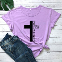 Load image into Gallery viewer, &quot;All Things&quot; Possibilities with Christ (Truth) Tshirt
