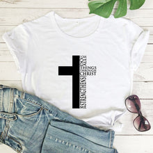 Load image into Gallery viewer, &quot;All Things&quot; Possibilities with Christ (Truth) Tshirt
