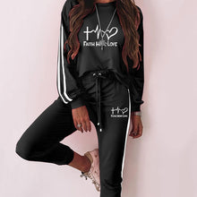 Load image into Gallery viewer, Faith Hope Love Classic Tracksuit
