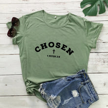 Load image into Gallery viewer, 1 Peter 2:9 Chosen In Christ Tshirt
