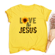 Load image into Gallery viewer, Jesus&#39; Love Sunflower Tshirt
