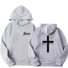 Load image into Gallery viewer, Believe in Jesus Men&#39;s Hoodie
