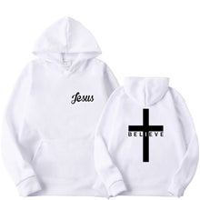 Load image into Gallery viewer, Believe in Jesus Men&#39;s Hoodie
